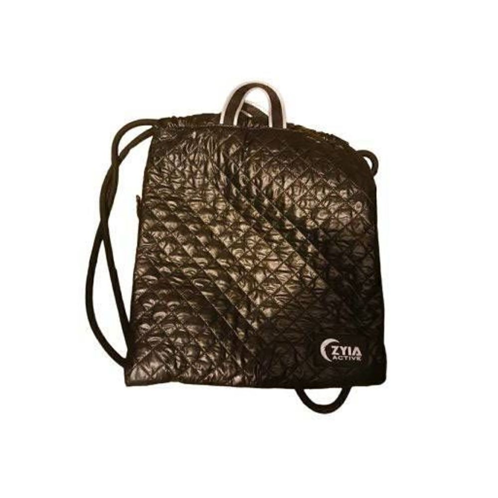 Zyia active quilted drawstring backpack